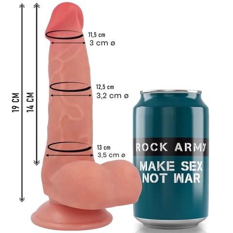 Rockarmy Liquid Silicone Fox 19 cm - model silikonowy z przyssawką
