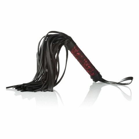 CalExotics Scandal Whip elegancki bat czerwono-czarny 37,5 cm