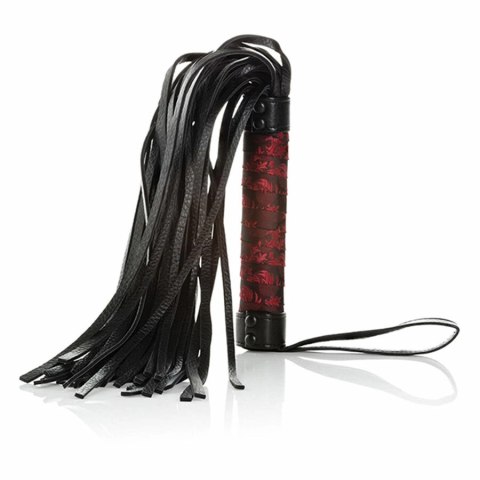 CalExotics Scandal Whip elegancki bat czerwono-czarny 37,5 cm