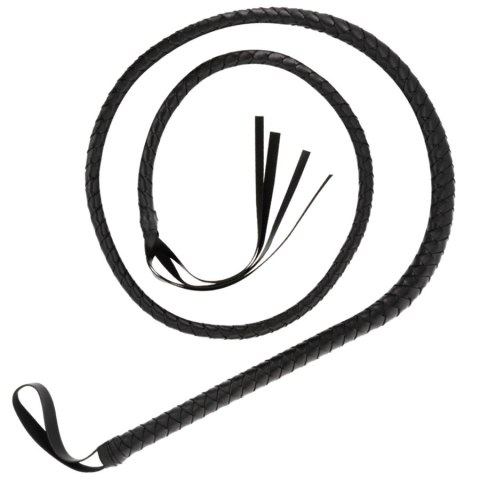 Darkness Bicz Bondage 210 cm Czarny - Wytrzymały Skorzany Model z Uchwytami