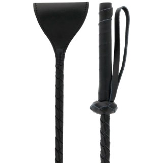Darkness Whipper czarny bicz jeździecki 60 cm PVC