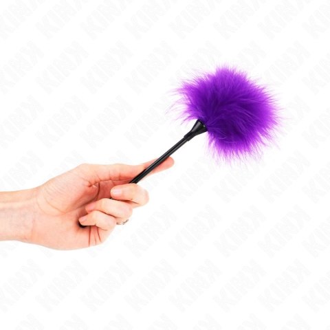 KINK Fioletowe Piorka do Delikatnej Stymulacji 27 cm - Akcesorium Bondage