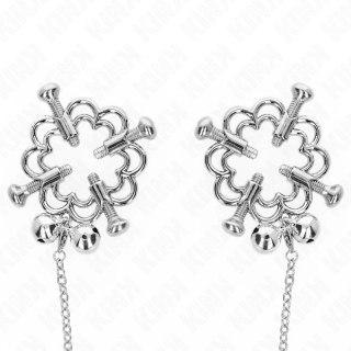 KINK Metalowe Zaciski na Sutki z Łańcuchem - Regulacja i Styl