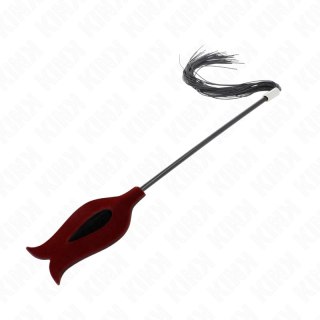 KINK Silikonowy Bicz Roża 45 cm - stylowy akcent, trwały materiał