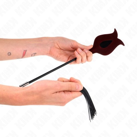 KINK Silikonowy Bicz Roża 45 cm - stylowy akcent, trwały materiał