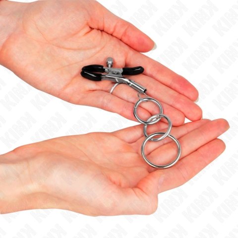 KINK Zacisk na sutki 3 O-Ring, regulowany, metalowy, 6 cm