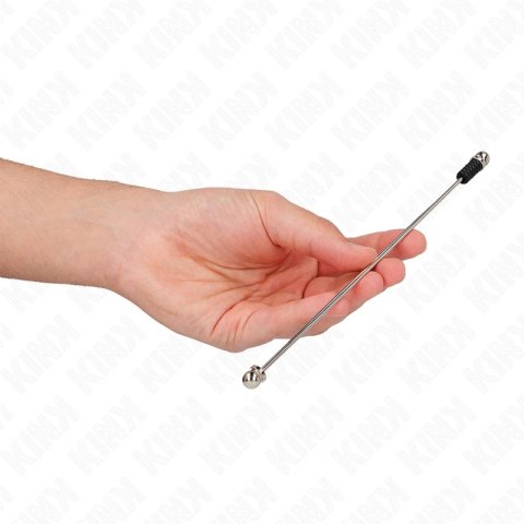 KINK Zaciski na sutki z łańcuszkiem metalowym 20 cm chrom