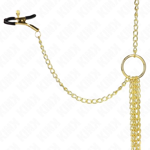 KINK Zestaw 4 Regulowanych Zaciskow Złotych - Precyzyjna Kontrola i Styl