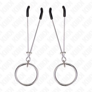 Kink Zaciski na sutki z O-ringiem 7 cm - metalowe, regulowane