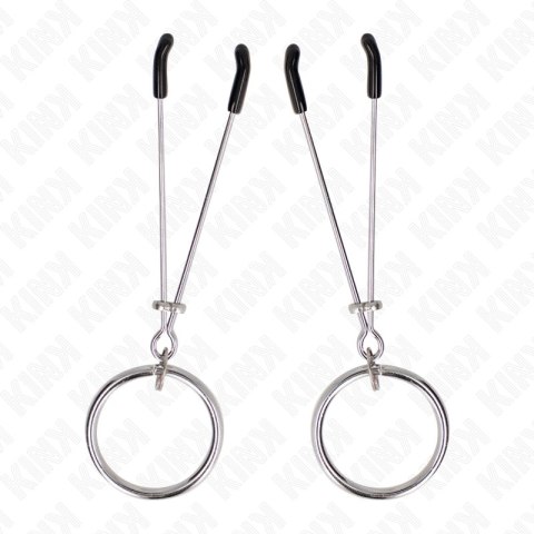 Kink Zaciski na sutki z O-ringiem 7 cm - metalowe, regulowane