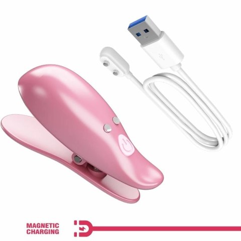 Pretty Love Cailey - Zaciski stymulujące 10 trybow, pilot, rożowe