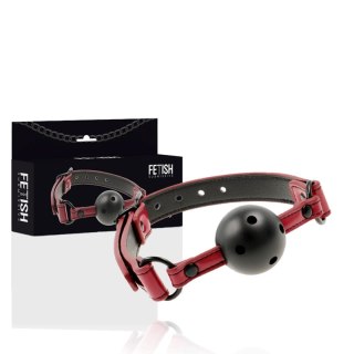 Fetish Submissive Dark Room regulowany pasek z oddychającą kulą