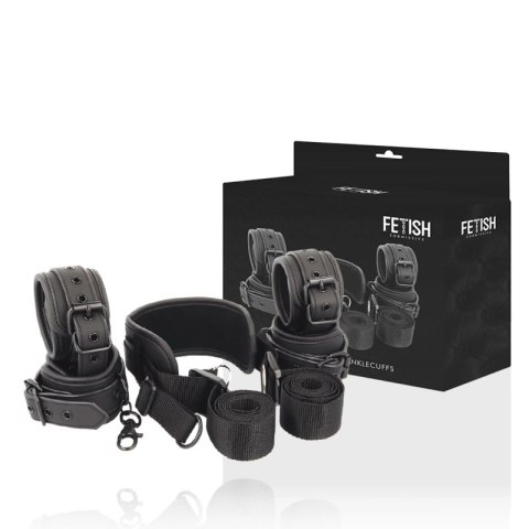 Fetish Submissive Zestaw Pozycyjny 4 Kajdanki Neopren Regulowany