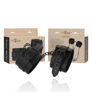 Intense Fetish mankiety na kostki ze skory wegańskiej czarne