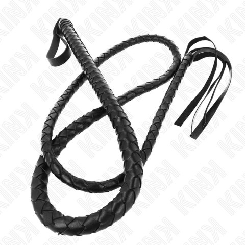 KINK Czarny Długi Bicz Skorzany 210 cm - Model Snake Whip