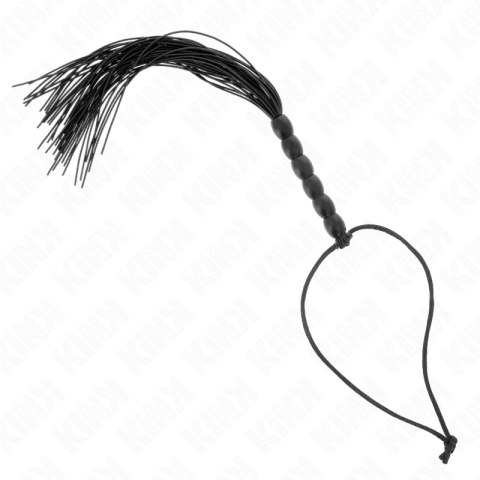 KINK Mini Bat Silikonowy z 6 Czarnymi Koralikami 26 cm