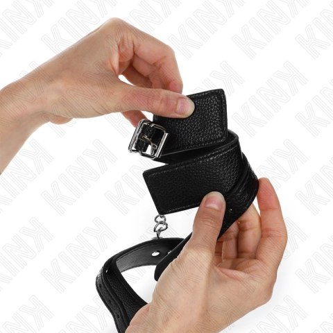 KINK Opaski na Nadgarstki Czarny Wzor Węża Regulowane 20-28cm