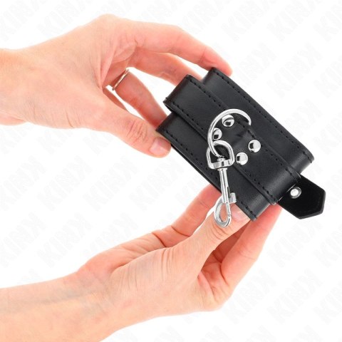 KINK Opaski na Nadgarstki z Ćwiekami 35x6 cm Skorzane Regulowane