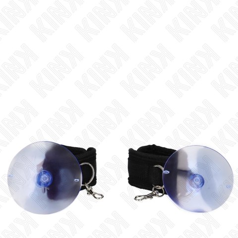 KINK Opaski na nadgarstki z przyssawką czarne 29-40 cm x 5 cm