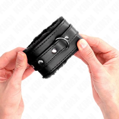 KINK Premium - Zabezpieczenie na nadgarstki, czarne, regulowane 17-29 cm