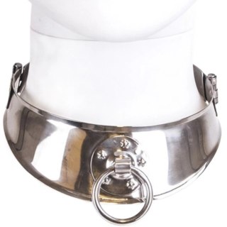 Metal Hard - Stalowy kołnierz z pierścieniem i zamknięciem 12,5 cm