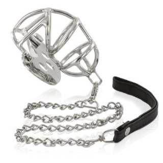 Metal Hard stalowy system kontroli intymnej z paskiem, średnica 38 mm