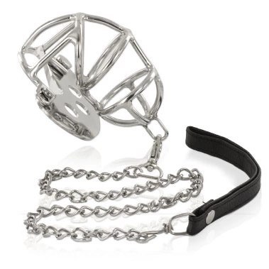 Metal Hard stalowy system kontroli intymnej z paskiem, średnica 38 mm