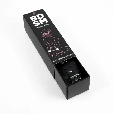 Secret Play Kolekcja Bondage Czarny Zestaw Mankietow 23x6 cm