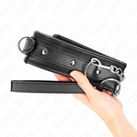 KINK Ciężki naszyjnik z paskiem 65 cm, regulowany 36,5-50 cm, model 1