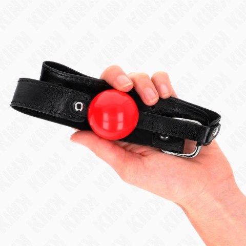 KINK Model 1 - Piłka TPE 4 cm, pasek regulowany 41-61 cm, czarna