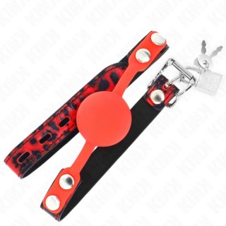 KINK Model 2 Silikonowa Kula 4 cm z Klincem i Zamkiem 60x2 cm Czarna