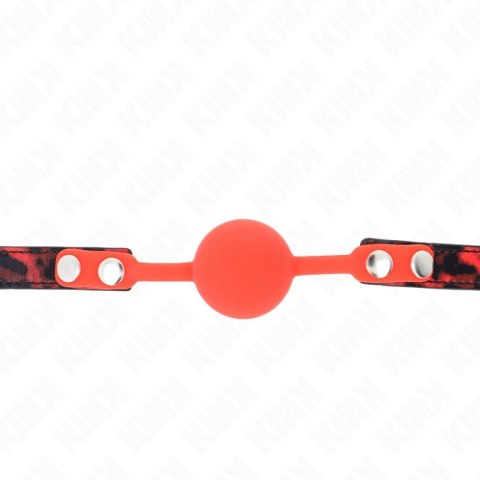 KINK Model 2 Silikonowa Kula 4 cm z Klincem i Zamkiem 60x2 cm Czarna