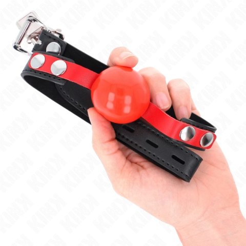 KINK Model 4 - Miękka kulka TPE 4 cm, pasek regulowany 37-52 cm