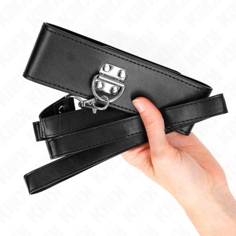 KINK Naszyjnik z paskiem 116 cm Model 2, regulowany czarny 36-43 cm