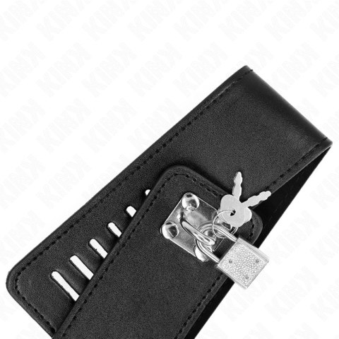 KINK Naszyjnik z paskiem 116 cm Model 2, regulowany czarny 36-43 cm