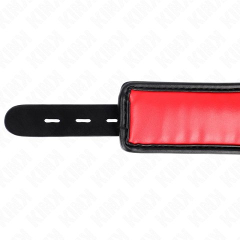 KINK Naszyjnik z paskiem imitacja skory Model 3 regulowany 37-54 cm