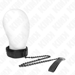 KINK Neoprenowy Kołnierz Bondage Model 2 z Paskiem regulowany 78 cm