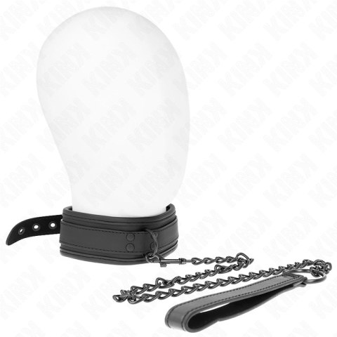 KINK Neoprenowy kołnierz model 1 z regulowanym paskiem 78 cm czarny