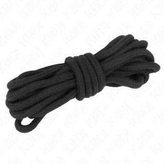 KINK Ropes Bawełniana Linka 10m Czarna - Uniwersalna i Wytrzymała