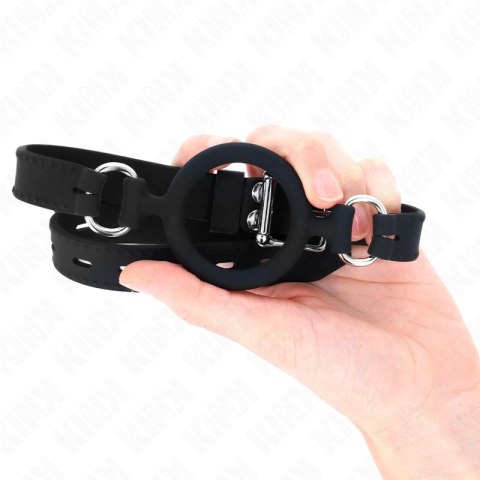 KINK Silikonowy O-Ring Gag 5 cm z regulowanym paskiem 56 cm