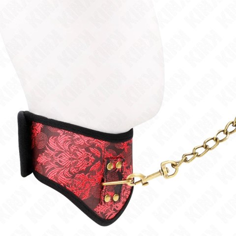 KINK Skandalowy Naszyjnik z Koronkowym Paskiem 75 cm czarny