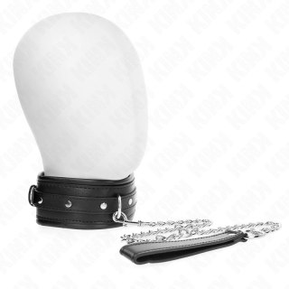 Kink Naszyjnik z paskiem błyszczącym, regulowany, 65 cm, czarny