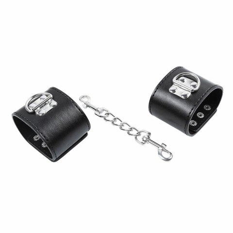 OHMAMA FETISH - Regulowane opaski na nadgarstki z metalowymi zatrzaskami