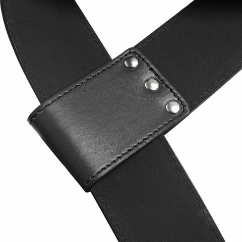 OHMAMA Fetish - Regulowane mankiety z podwieszeniem z PVC uniwersalne