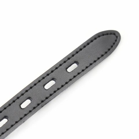 OHMAMA Fetish - silikonowy knebel kulkowy z paskiem i kłodką, regulowany