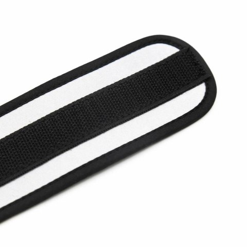 OHMAMA Szare mankiety na nadgarstki neoprenowe z metalowym łącznikiem