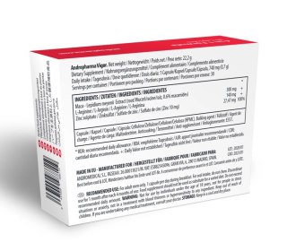 Andropharma Vigor 30 kapsułek - suplement dla mężczyzn z cynkiem i maca