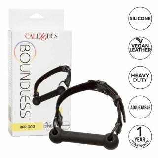 CalExotics Bezgraniczny Bar Gag silikonowy z regulacją, czarny 63,5cm
