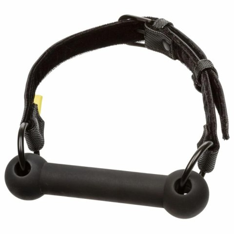 CalExotics Bezgraniczny Bar Gag silikonowy z regulacją, czarny 63,5cm