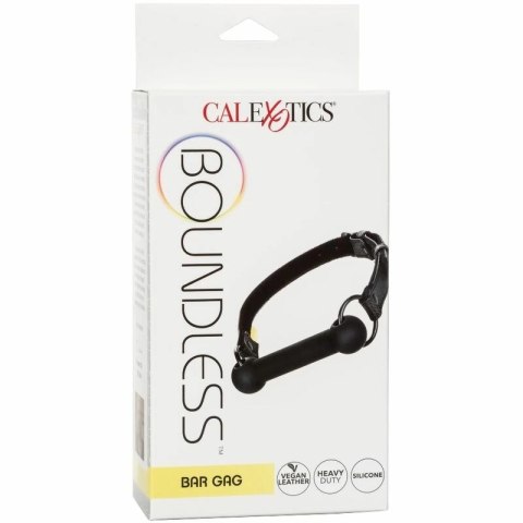 CalExotics Bezgraniczny Bar Gag silikonowy z regulacją, czarny 63,5cm